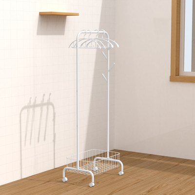 带收纳筐衣帽架与裤架的视觉审核要点