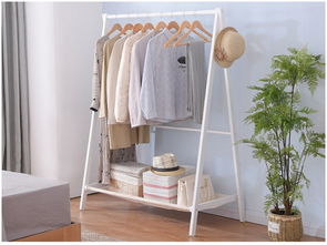 艺柳园韩式简约现代实木衣帽架 简易设计与实用功能的完美结合