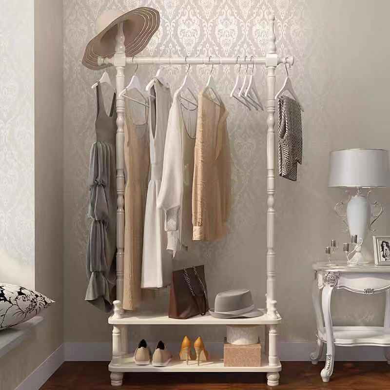 欧式实木挂衣架 融合简约现代美学的多功能收纳方案