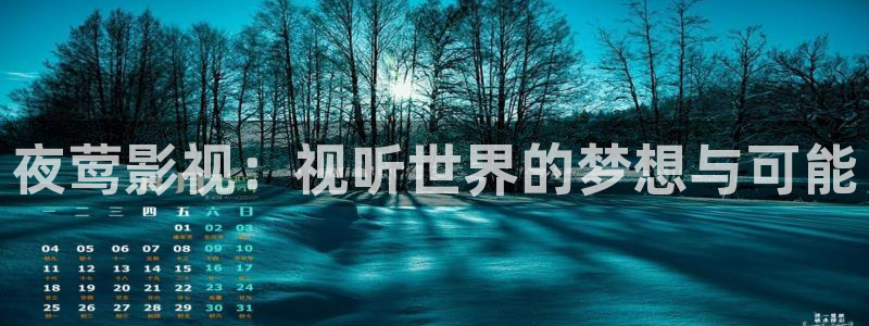 蓝莓采摘园视频：夜莺影视：视听世界的梦想与可能